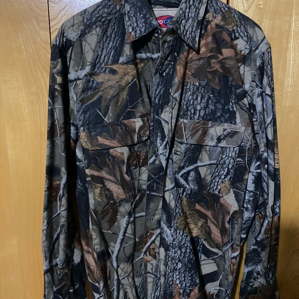 Camouflage Long Sleeve Shirt by wrangler